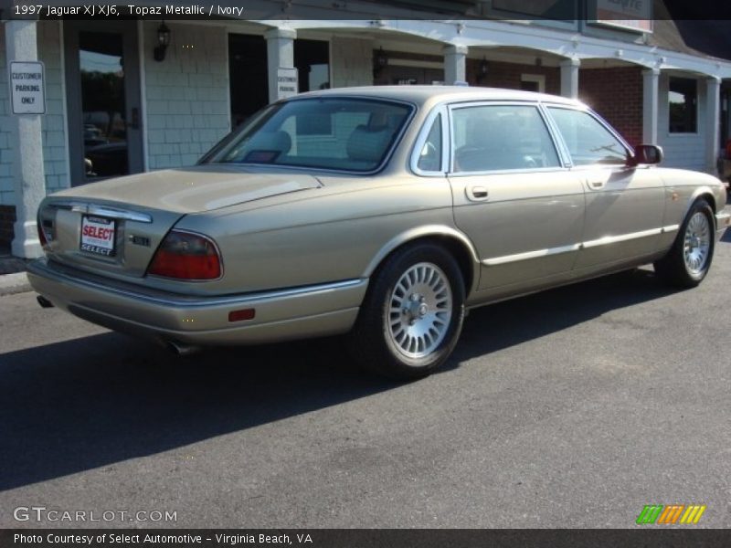 Topaz Metallic / Ivory 1997 Jaguar XJ XJ6