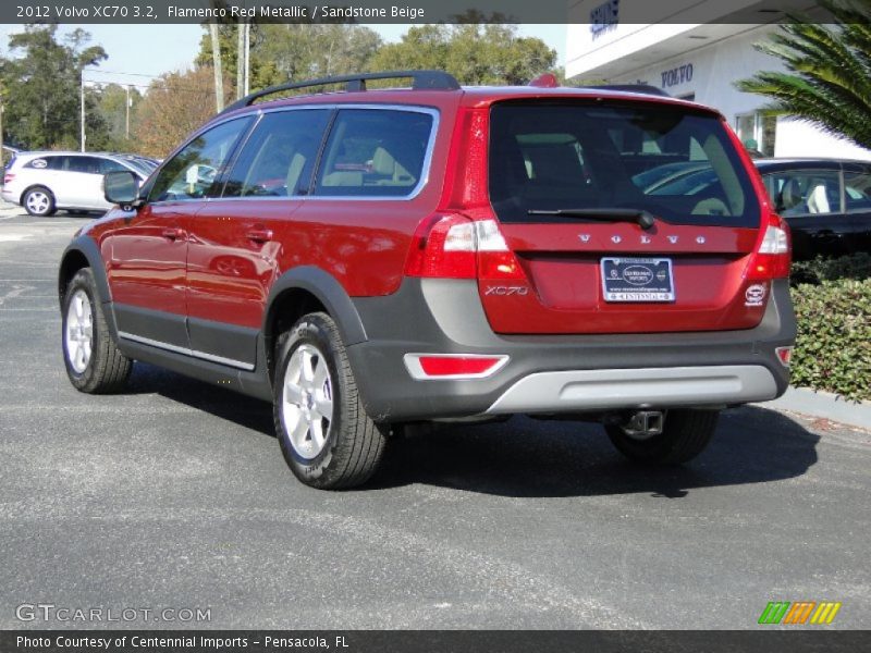 Flamenco Red Metallic / Sandstone Beige 2012 Volvo XC70 3.2