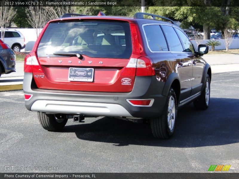 Flamenco Red Metallic / Sandstone Beige 2012 Volvo XC70 3.2