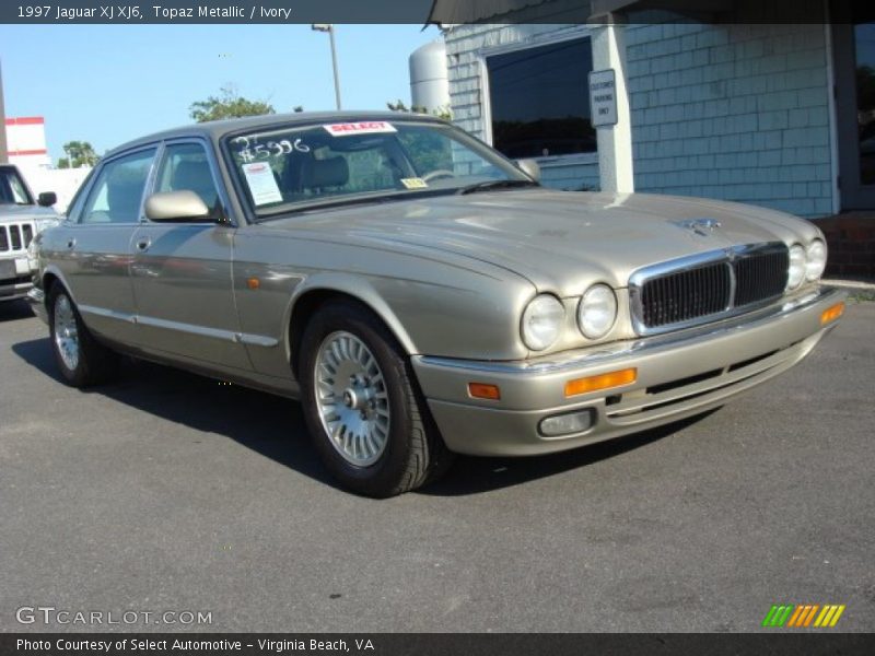 Topaz Metallic / Ivory 1997 Jaguar XJ XJ6