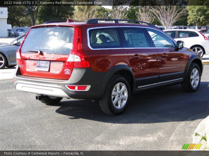 Flamenco Red Metallic / Sandstone Beige 2012 Volvo XC70 3.2