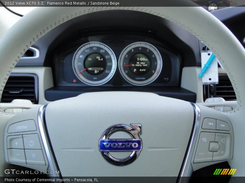 Flamenco Red Metallic / Sandstone Beige 2012 Volvo XC70 3.2