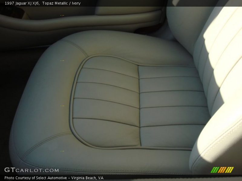 Topaz Metallic / Ivory 1997 Jaguar XJ XJ6