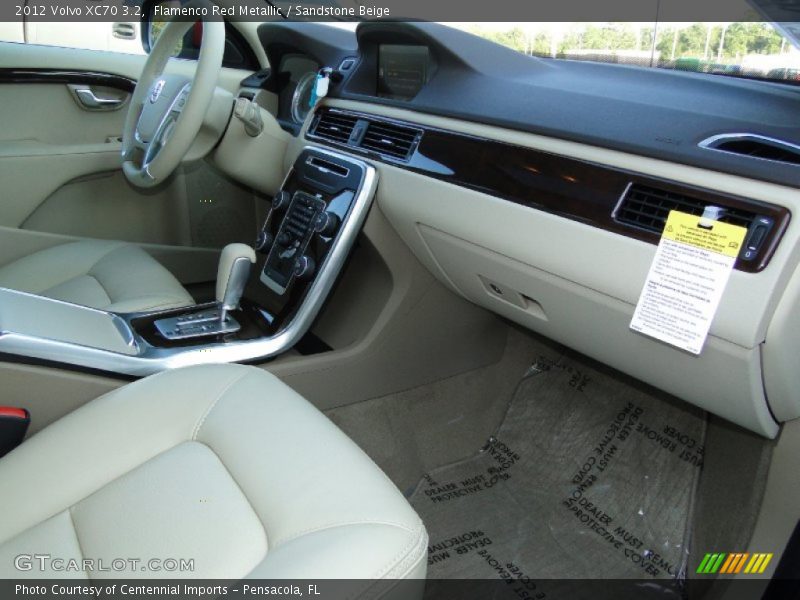 Flamenco Red Metallic / Sandstone Beige 2012 Volvo XC70 3.2