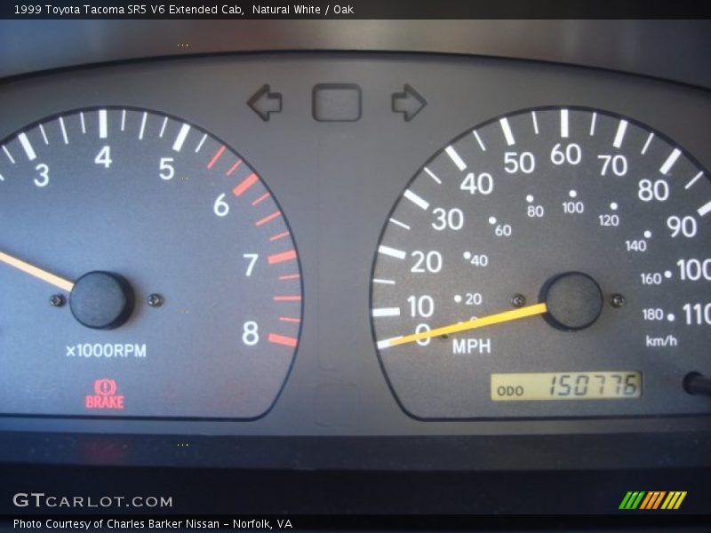 Natural White / Oak 1999 Toyota Tacoma SR5 V6 Extended Cab