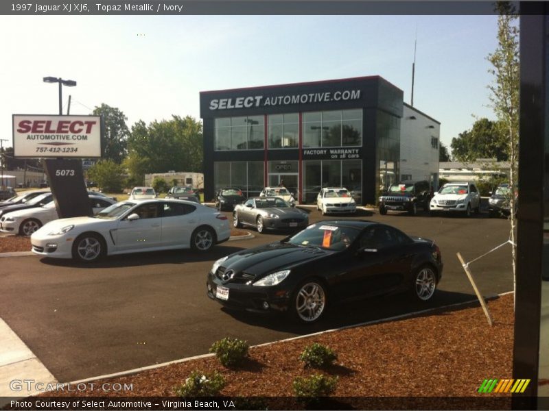 Topaz Metallic / Ivory 1997 Jaguar XJ XJ6