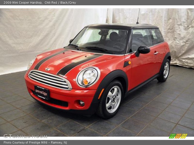 Chili Red / Black/Grey 2009 Mini Cooper Hardtop