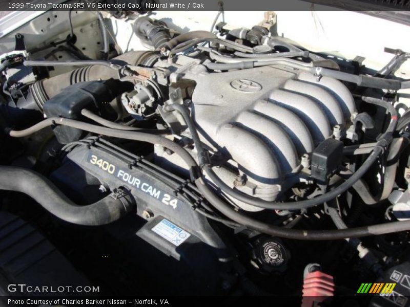 Natural White / Oak 1999 Toyota Tacoma SR5 V6 Extended Cab