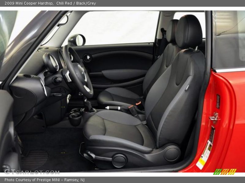 Chili Red / Black/Grey 2009 Mini Cooper Hardtop
