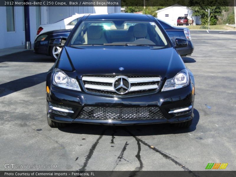 Black / Almond Beige/Mocha 2012 Mercedes-Benz C 250 Coupe