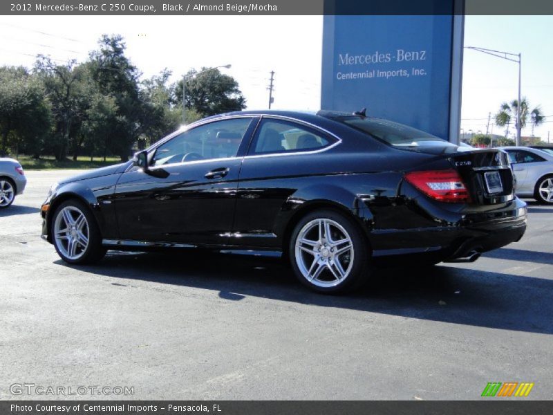 Black / Almond Beige/Mocha 2012 Mercedes-Benz C 250 Coupe