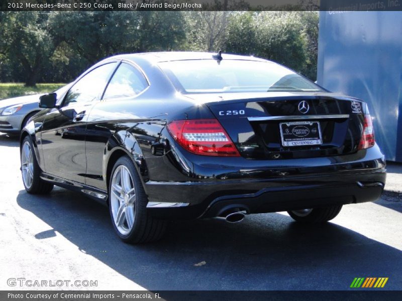 Black / Almond Beige/Mocha 2012 Mercedes-Benz C 250 Coupe