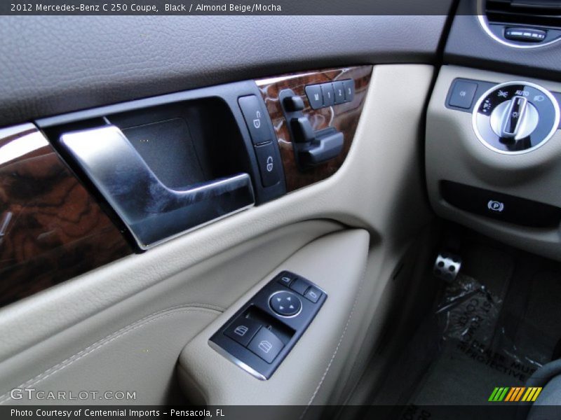 Black / Almond Beige/Mocha 2012 Mercedes-Benz C 250 Coupe