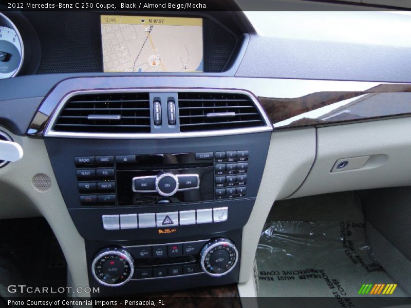 Black / Almond Beige/Mocha 2012 Mercedes-Benz C 250 Coupe