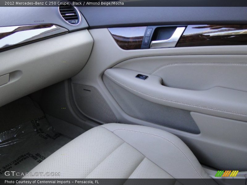 Black / Almond Beige/Mocha 2012 Mercedes-Benz C 250 Coupe