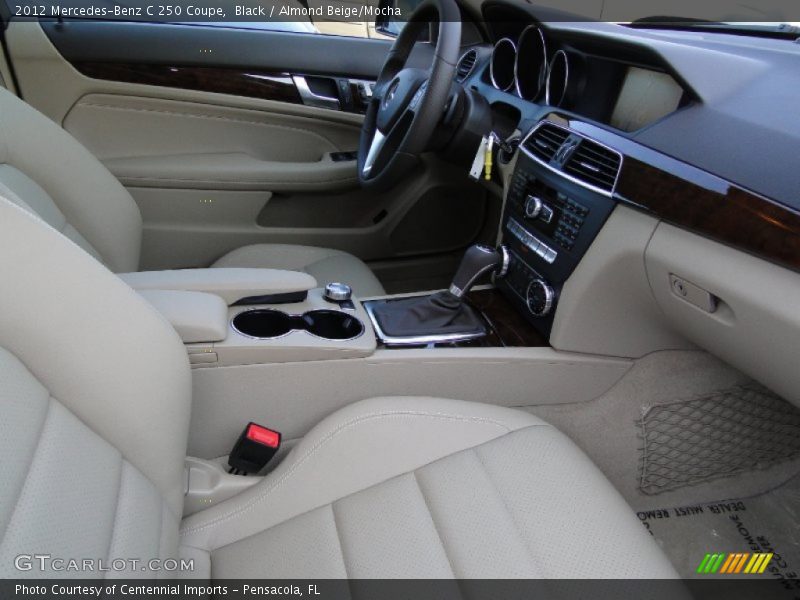 Black / Almond Beige/Mocha 2012 Mercedes-Benz C 250 Coupe