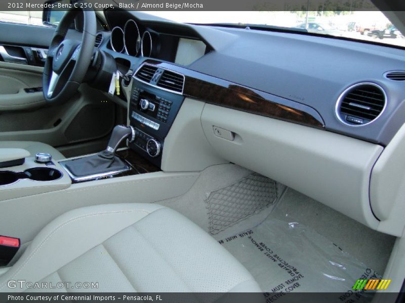 Black / Almond Beige/Mocha 2012 Mercedes-Benz C 250 Coupe