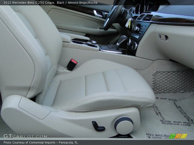 Black / Almond Beige/Mocha 2012 Mercedes-Benz C 250 Coupe