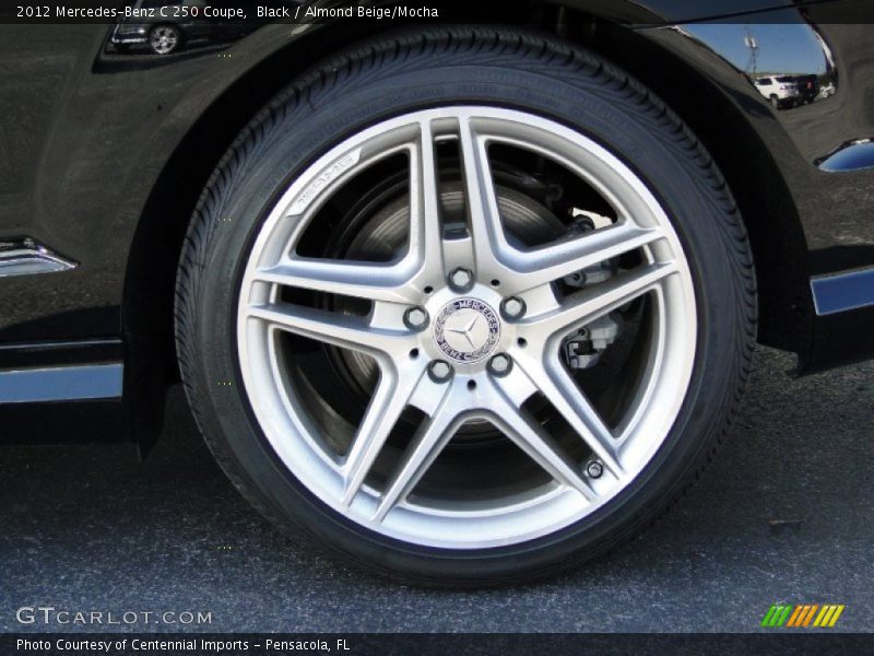 Black / Almond Beige/Mocha 2012 Mercedes-Benz C 250 Coupe