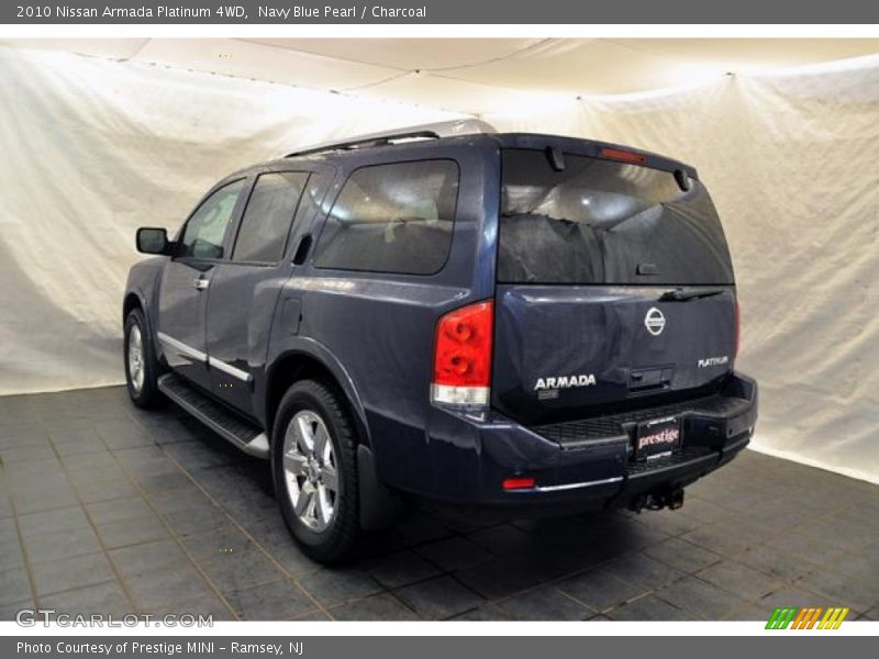 Navy Blue Pearl / Charcoal 2010 Nissan Armada Platinum 4WD