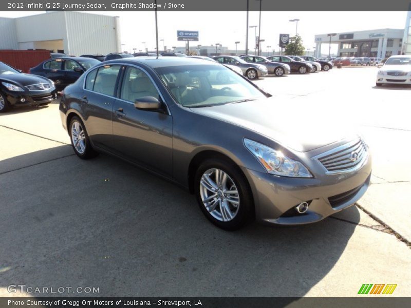 Graphite Shadow / Stone 2012 Infiniti G 25 Journey Sedan