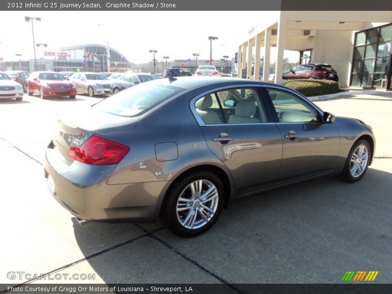 Graphite Shadow / Stone 2012 Infiniti G 25 Journey Sedan