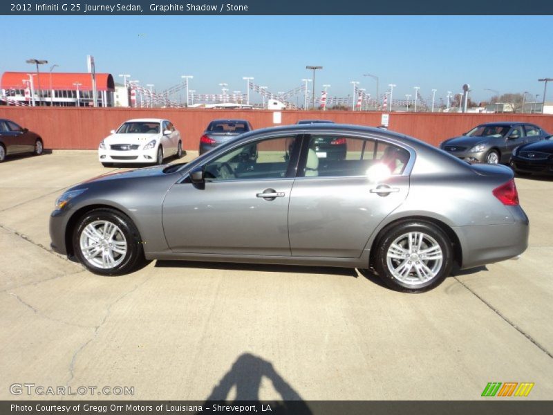 Graphite Shadow / Stone 2012 Infiniti G 25 Journey Sedan