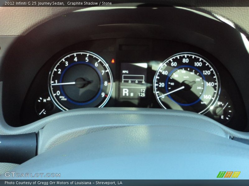  2012 G 25 Journey Sedan 25 Journey Sedan Gauges
