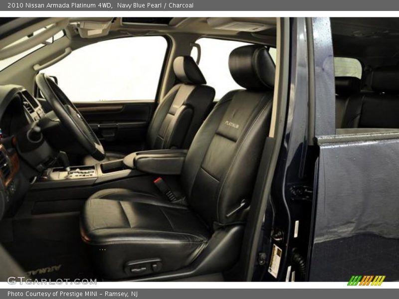  2010 Armada Platinum 4WD Charcoal Interior