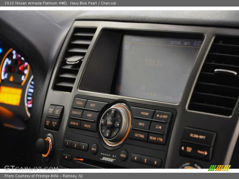 Navy Blue Pearl / Charcoal 2010 Nissan Armada Platinum 4WD
