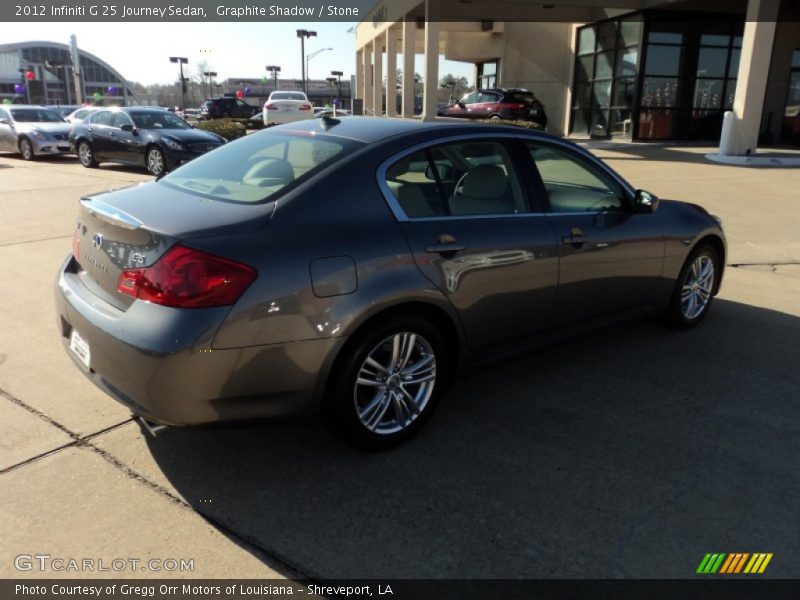 Graphite Shadow / Stone 2012 Infiniti G 25 Journey Sedan
