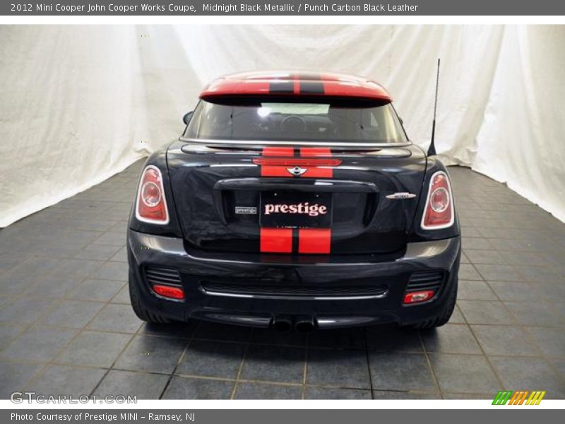 Midnight Black Metallic / Punch Carbon Black Leather 2012 Mini Cooper John Cooper Works Coupe