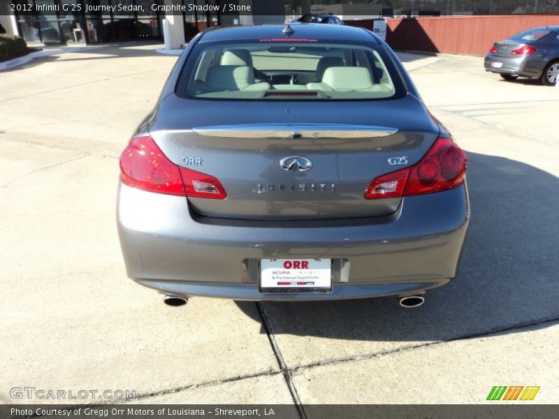 Graphite Shadow / Stone 2012 Infiniti G 25 Journey Sedan