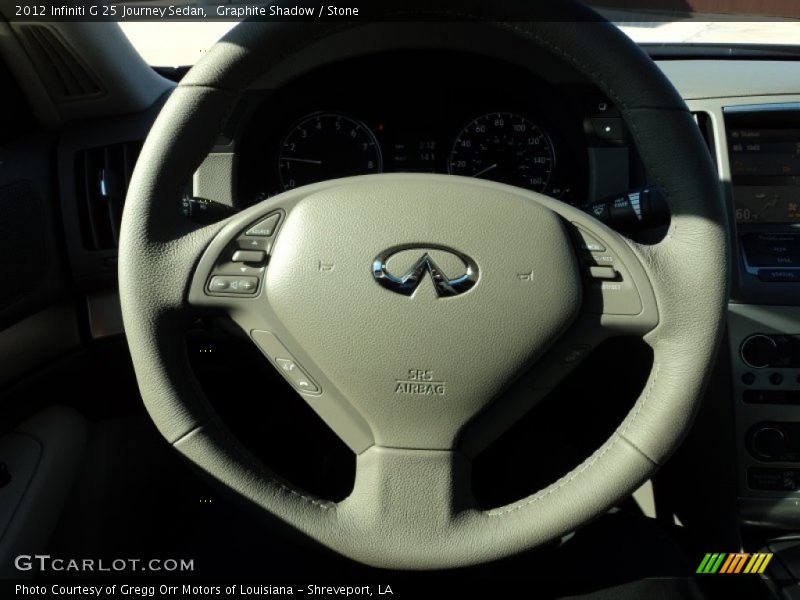 Graphite Shadow / Stone 2012 Infiniti G 25 Journey Sedan
