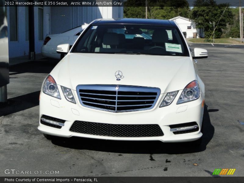 Arctic White / Ash/Dark Grey 2012 Mercedes-Benz E 350 Sedan