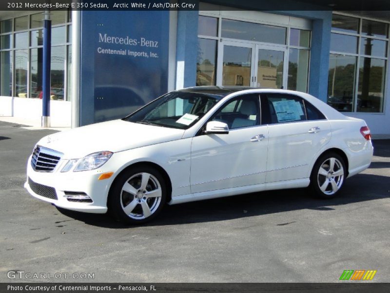 Arctic White / Ash/Dark Grey 2012 Mercedes-Benz E 350 Sedan