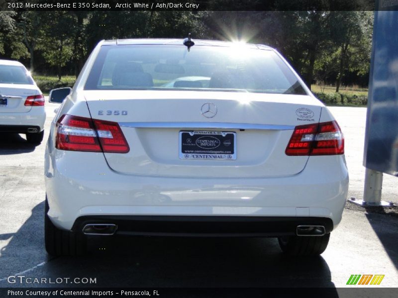 Arctic White / Ash/Dark Grey 2012 Mercedes-Benz E 350 Sedan