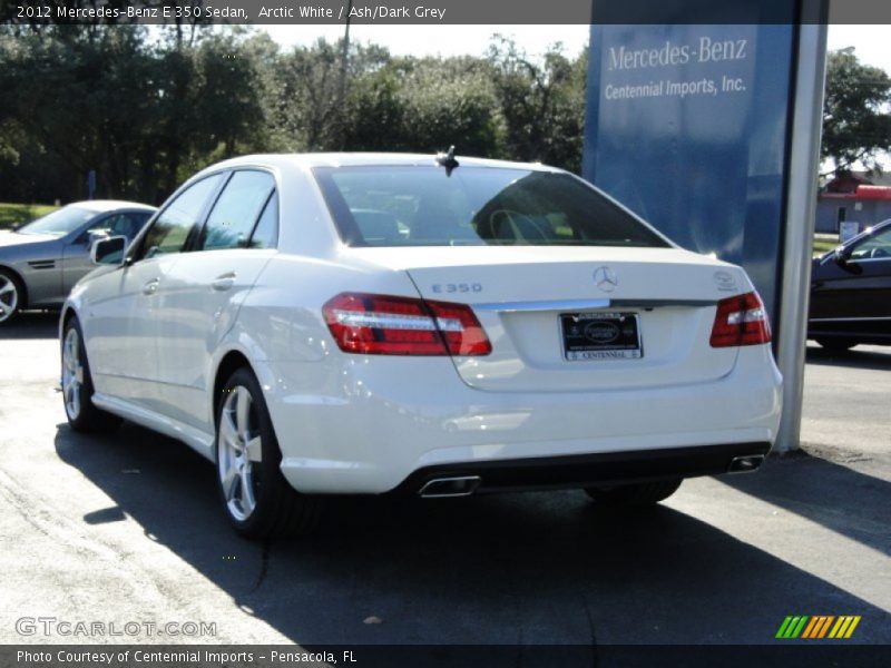 Arctic White / Ash/Dark Grey 2012 Mercedes-Benz E 350 Sedan