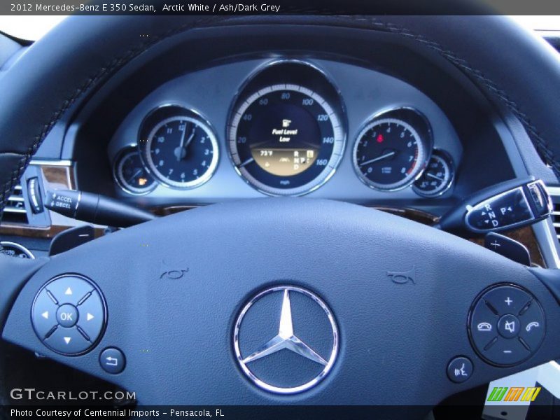 Arctic White / Ash/Dark Grey 2012 Mercedes-Benz E 350 Sedan