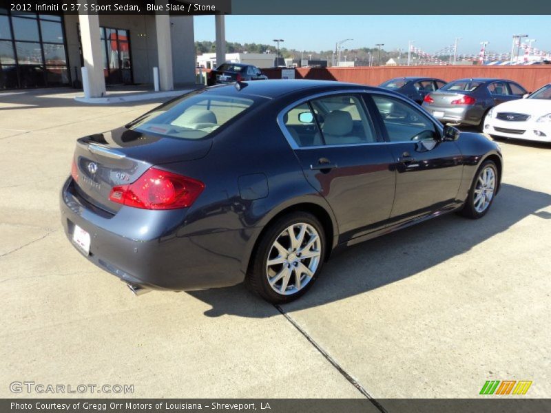 Blue Slate / Stone 2012 Infiniti G 37 S Sport Sedan