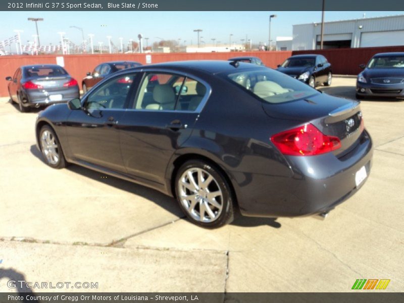 Blue Slate / Stone 2012 Infiniti G 37 S Sport Sedan