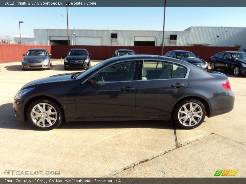 Blue Slate / Stone 2012 Infiniti G 37 S Sport Sedan