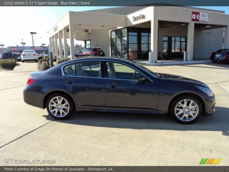 Blue Slate / Stone 2012 Infiniti G 37 S Sport Sedan