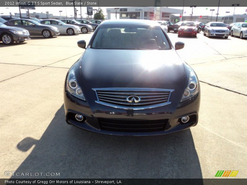 Blue Slate / Stone 2012 Infiniti G 37 S Sport Sedan