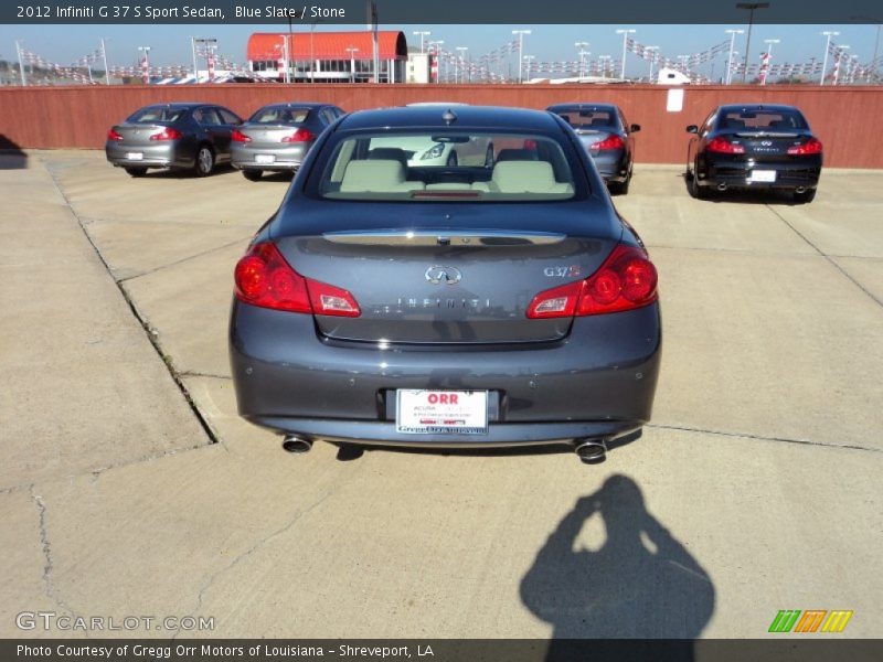 Blue Slate / Stone 2012 Infiniti G 37 S Sport Sedan