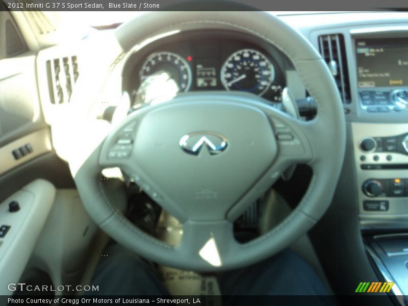 Blue Slate / Stone 2012 Infiniti G 37 S Sport Sedan