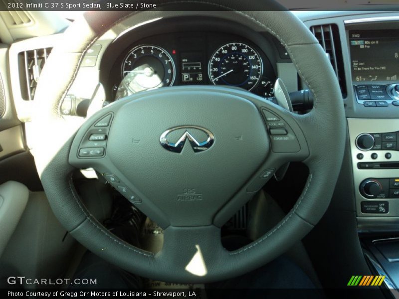 Blue Slate / Stone 2012 Infiniti G 37 S Sport Sedan