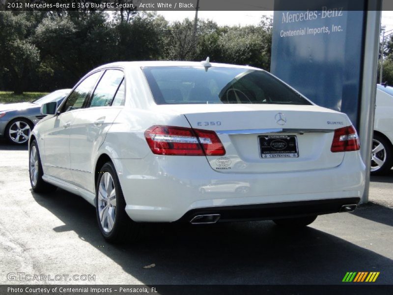 Arctic White / Black 2012 Mercedes-Benz E 350 BlueTEC Sedan