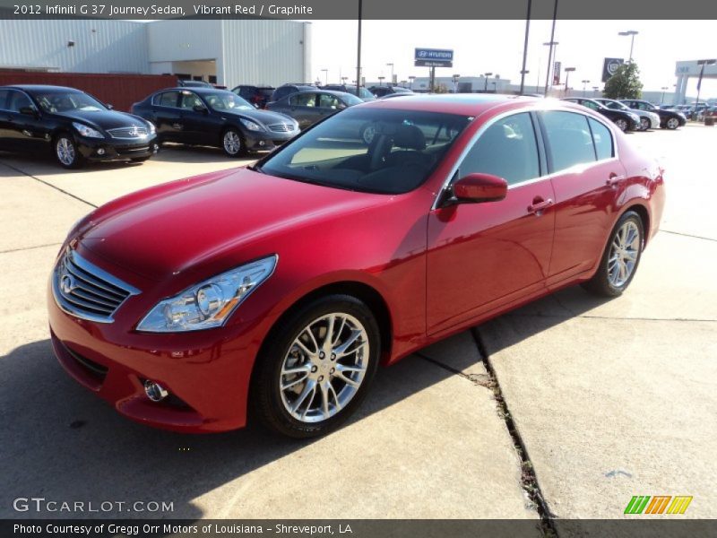  2012 G 37 Journey Sedan Vibrant Red
