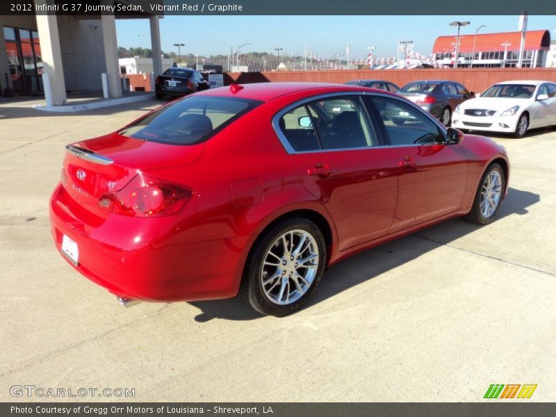  2012 G 37 Journey Sedan Vibrant Red